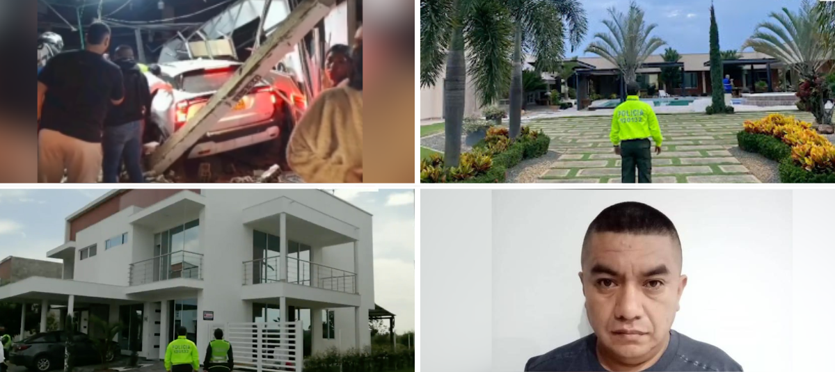 Arriba, el asesinato de la abogada. Abajo, Jesús Hugo Berduco Chavez, alias Tánatos.