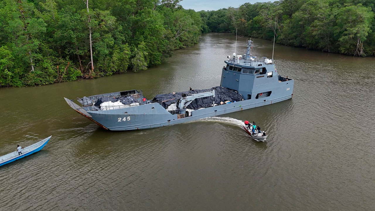 Gobierno envía más de 167 toneladas de ayuda humanitaria al Pacífico colombiano