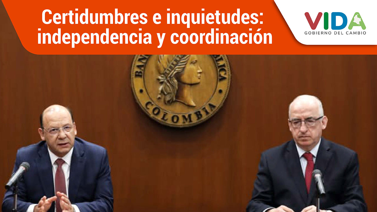 Certidumbres e inquietudes: independencia y coordinación del Banco de la República