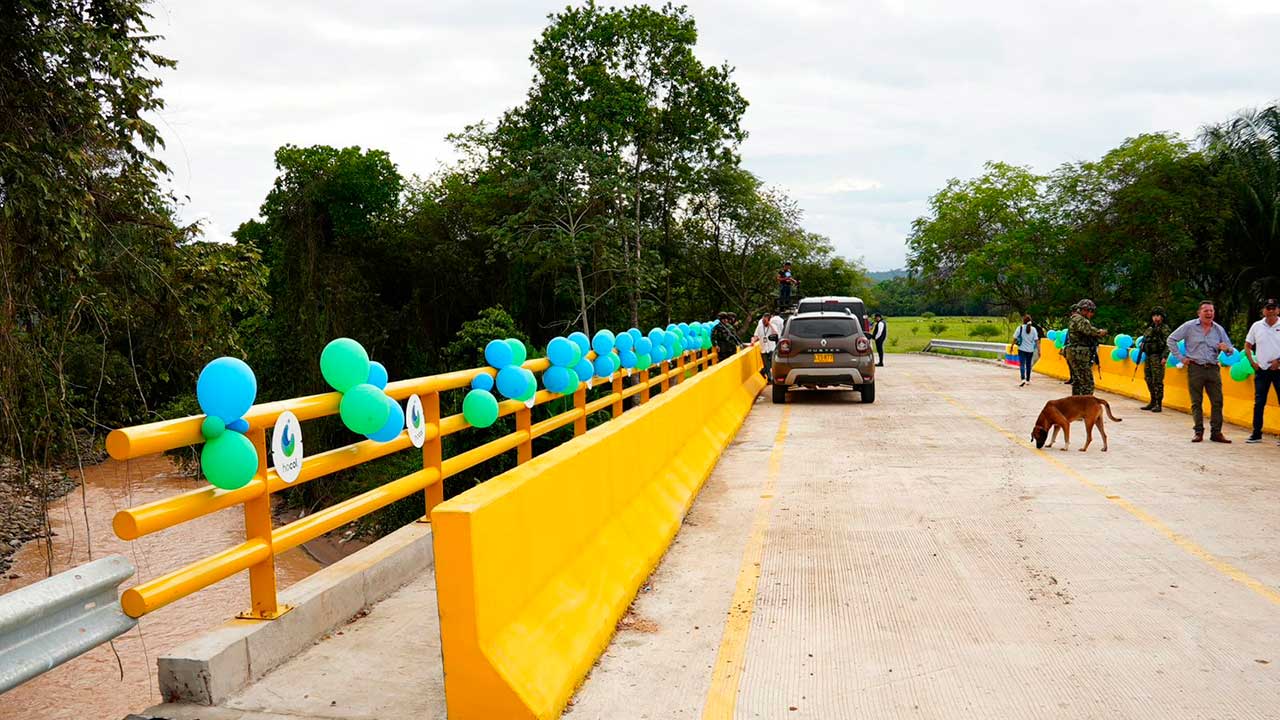 Chaparral: inaugurado puente de $9.400 millones para mejorar la conectividad en el sur del Tolima