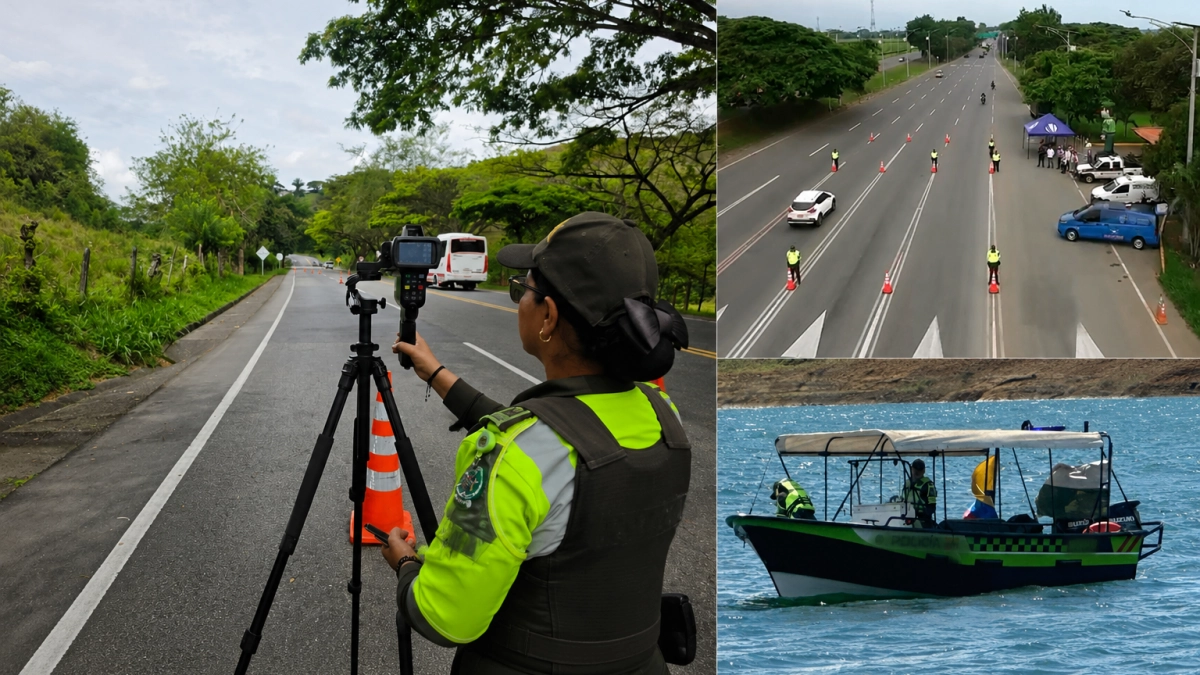 Más de 3.000 uniformados están listos para garantizar la seguridad vial durante uno de los puentes festivos con mayor flujo vehicular en el Valle